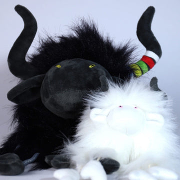 Fluffy Yak Stuffed Animal Plush Toy, Wild Ox Plushies